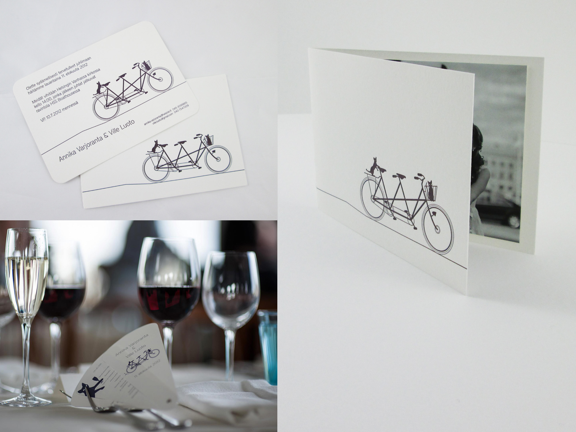 Letterpress wedding invitation & stationery – Photos by Sakari Röyskö